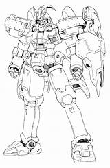 Gundam Tallgeese Lineart Oz sketch template