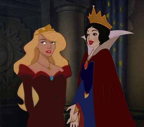 queen snow white and her daughter emma disney princess photo