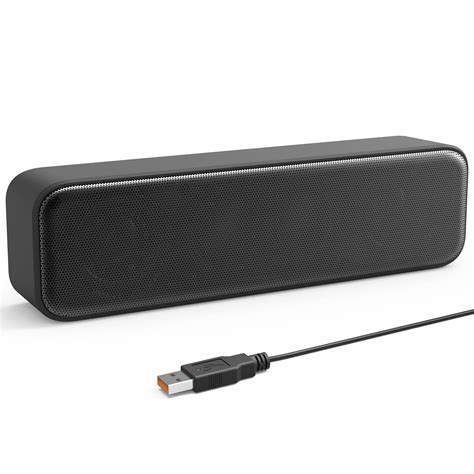 buy upgraded usb computer laptop speaker  stereo sound enhanced bass portable mini