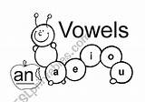 Vowels Worksheet Worksheets Alphabet Preview Cute Vocabulary Eslprintables sketch template