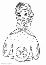 Sofia Coloring Pages Princess First Disney Sophia Print Printable Book Look Other Visit sketch template