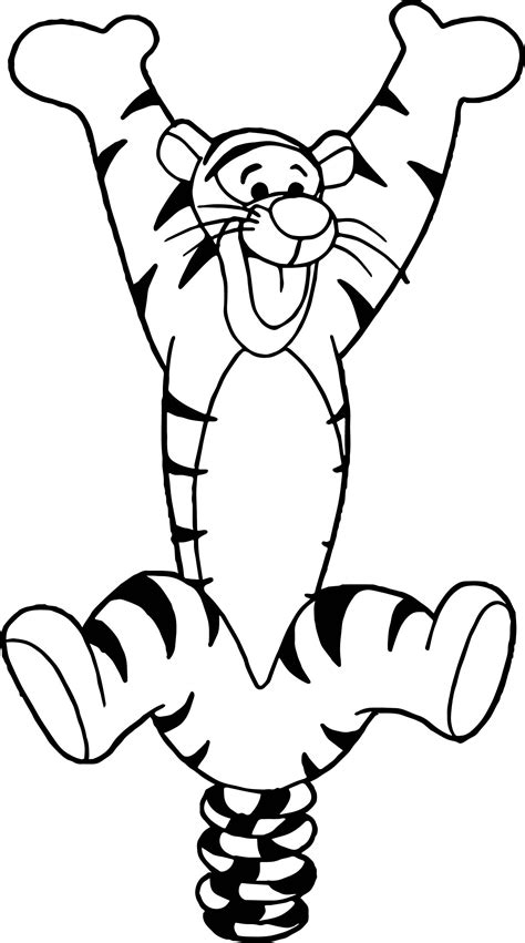 cool fresh tigger coloring page coloriage art quilling ramette