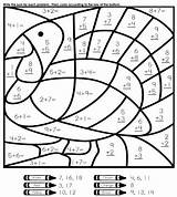 Coloring Thanksgiving Pages Math sketch template