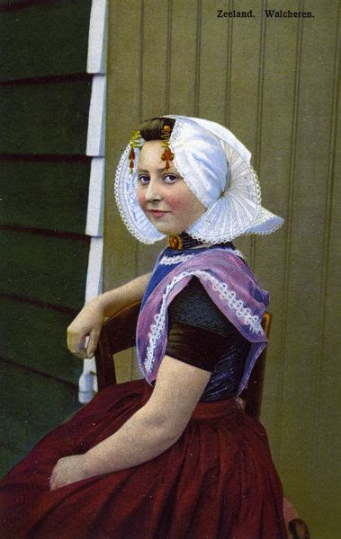 Girl In Traditional Costume Zeeland Netherlands 14256935 Puzzle
