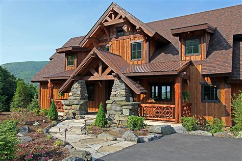 mountain lodge   level ck architectural designs house plans