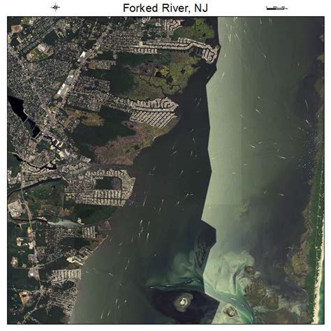 aerial photography map  forked river nj  jersey