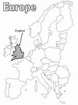 Coloring Pages Map England Europe Ws Kids sketch template