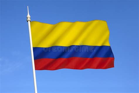 flag  colombia south america stock photo image  standard