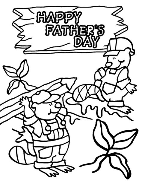 printable fathers day cards  kids  color coloring home