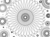 Sunflower Mandala Colouring Ych Commishes sketch template