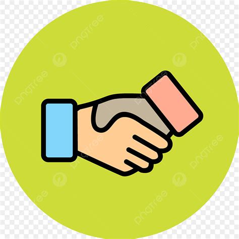 handshake icon clipart transparent background vector handshake icon