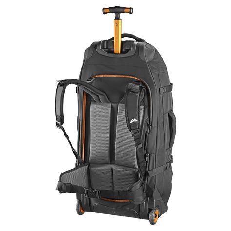 kathmandu hybrid  backpack harness wheeled travel luggage trolley bag   ebay