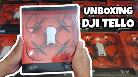 dji tello unboxing  review  test youtube