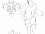 Coloring Pages Nba sketch template