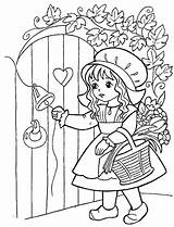 Riding Hood Red Little Coloring Pages Colouring Kids Color Print sketch template