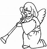 Angel Coloring Pages Outline Angels Clipart Clip Drawing Cherub Templates Kids Cliparts Wings Christmas Characters Library Cherubs Supplies Beautiful Drawings sketch template