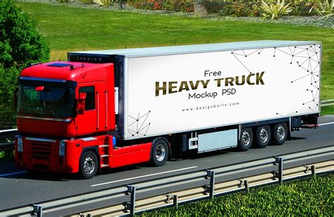 heavy truck mockup mockup world