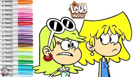 The Loud House Coloring Book Lori Loud Leni Loud Lola Loud