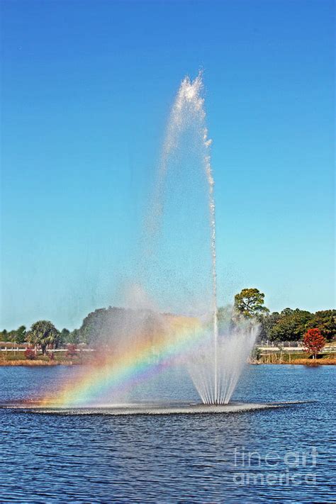 freedom lake fountain photograph  terri mills fine art america