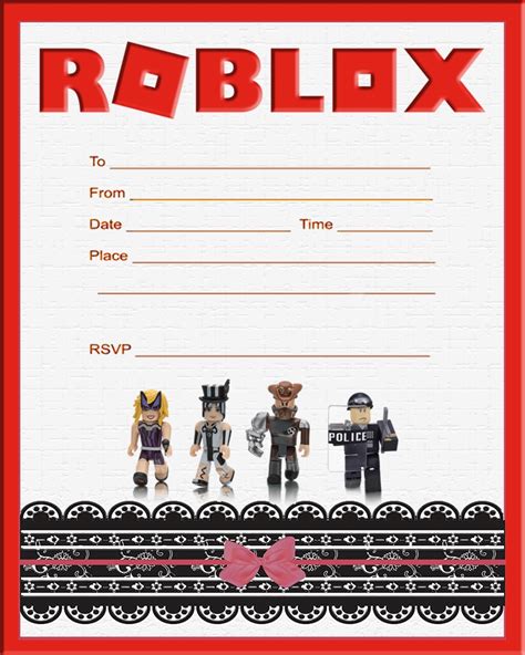 roblox invitation template