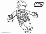 Lego Iron Coloring Man Pages Superhero Printable Kids Super Marvel Adults Print Color Heroes sketch template