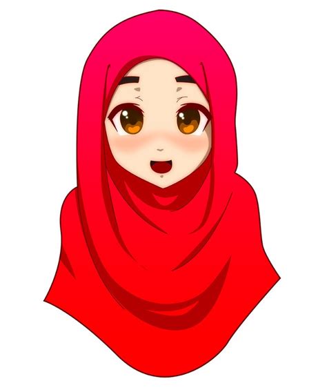 gambar kartun hijab style kumpulan kartun