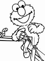 Sesame Street Elmo Pages Coloring Colouring Cliparts Cartoon Clipart Zoe Printable Printables Cookie Monster Library Popular Favorites Add Big Angry sketch template