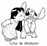 Stitch Lilo Coloring Pages Cute Ohana Disney Drawing Printable Kids Elvis Kiss Colouring Drawings Color Print Friend Getdrawings Getcolorings Pdf sketch template