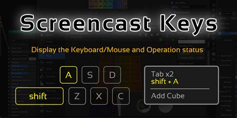screencast keys