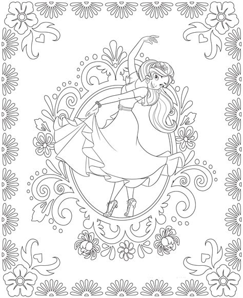 elena  avalor colouring pages google search dance coloring pages