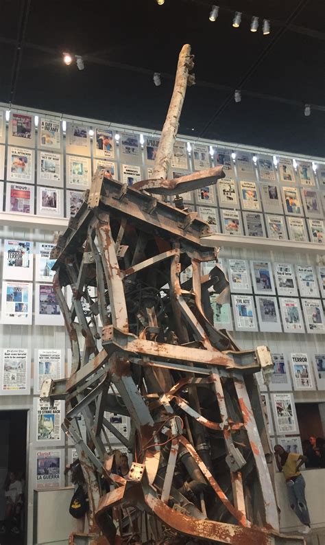 Part Of The World Trade Center In A Museum Pics