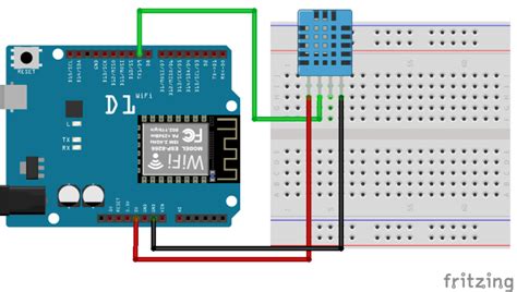 aufbau wemos   mit dht sensor iot projects arduino projects router esp arduino
