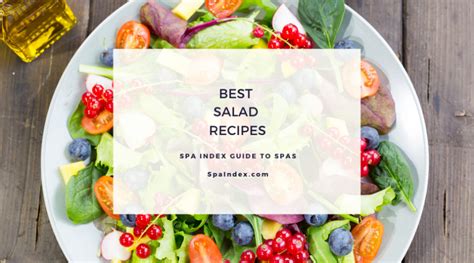Spa Recipe Collection Sweet And Savory Healthy Recipes