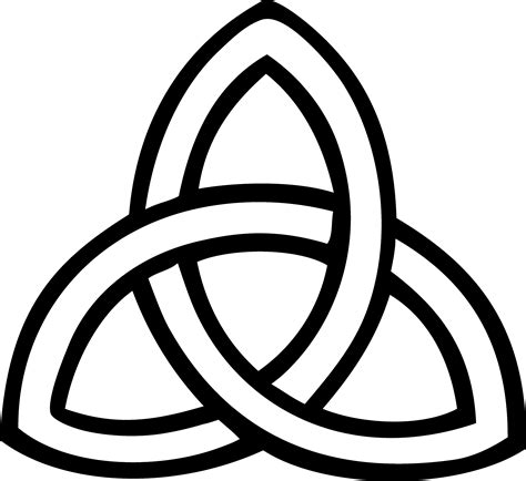 triquetra symbol  art  clip art