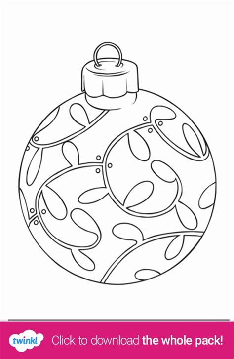 christmas baubles mindfulness colouring sheets christmas tree