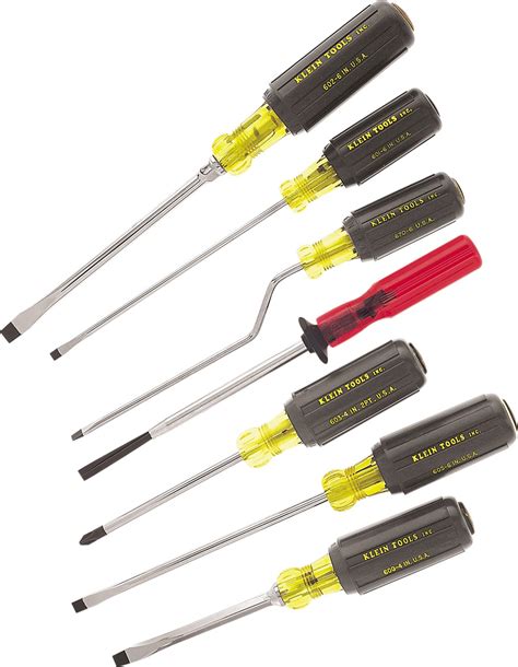 klein tools   piece multiple application screwdriver set tequipment