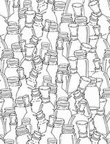Pattern Coloring Pages Corks Bottles Printable Gorgeous Adult Categories sketch template
