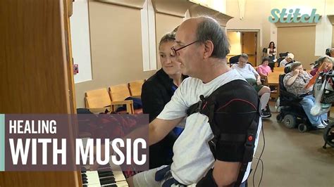 after surviving a stroke man uses healing powers of music to recover