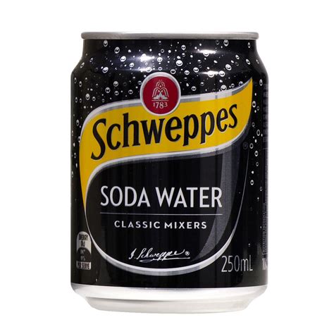 schweppes soda water cans pk  cellars