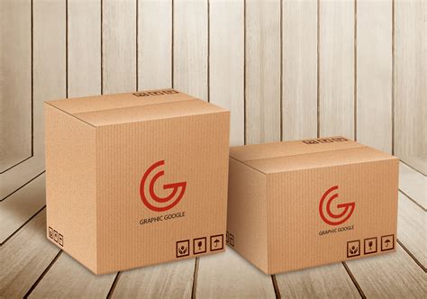 carton delivery packaging box logo mockup graphic google tasty graphic designs collection