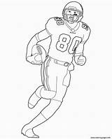 Coloring Player Kids Nfl Pages Printable Print Book sketch template