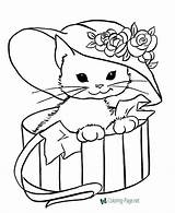 Coloring Cat Cats Printable Pages Kids Below Click sketch template