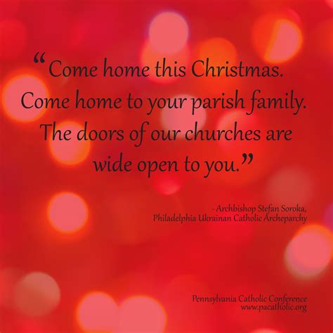 Come Home At Christmas Pennsylvania Catholic Conference