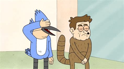 image s7e05 297 fake mordecai and rigby closes their eyes png regular show wiki fandom