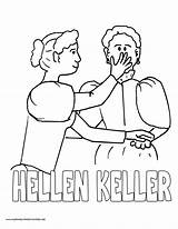 Coloring Keller Helen Pages Printable Depression Great History Volume Mystery Getcolorings Color Space Getdrawings Source Choose Board sketch template