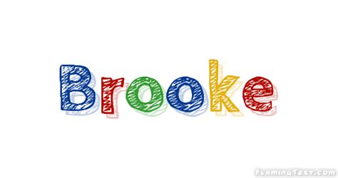 brooke logo   design tool von flaming text
