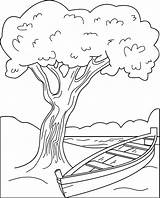 Coloring Canoe Pages Printable Popular Supplyme sketch template