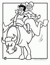 Coloring Cowboy Pages Cowgirl Getcolorings Color sketch template