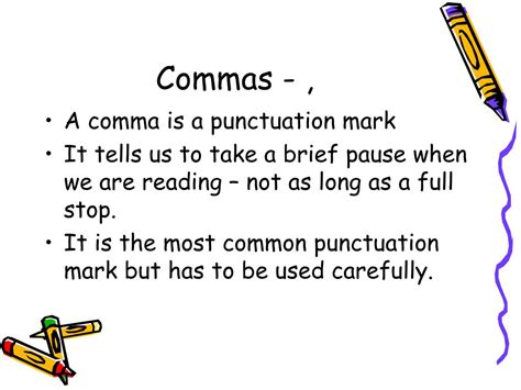 commas powerpoint    id