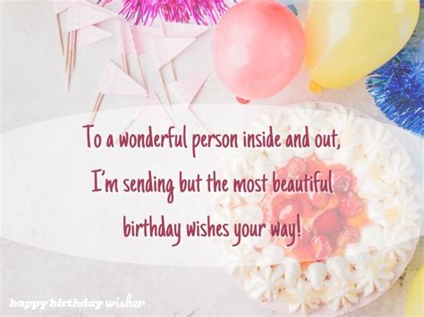 wonderful person    happy birthday wisher
